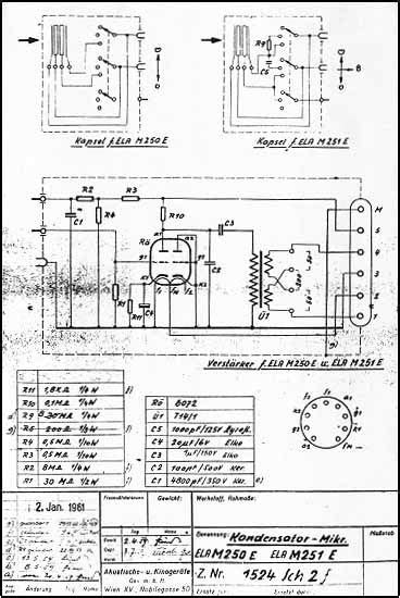 Ela M 250 Schematic Akg Electrical Wiring Diagram Diagram