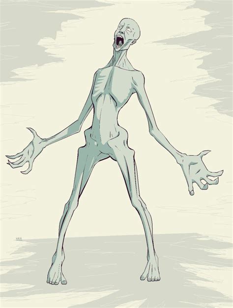 Scp 096 By Hollowandheartless Scp 096 Scp Humanoid Sketch