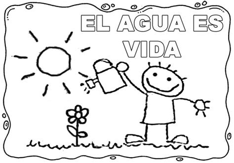 Dibujos Para Colorear Del Dia Internacional Del Agua Reverasite