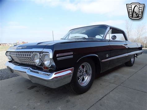 Black 1963 Chevrolet Impala Hardtop 409 Cid V8 Automatic Available Now