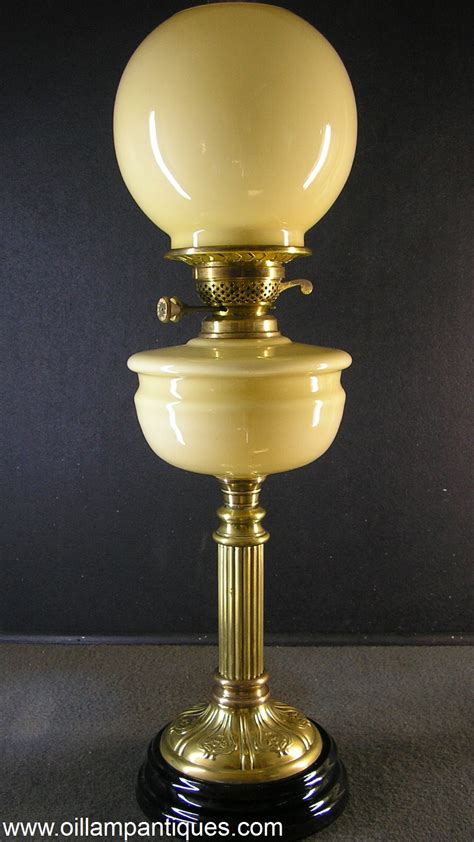 Find quality oil lanterns, oil burning lamps and replacement parts in our carefully selected antique lamp supply. Custard Glass Banquet Lamp for sale - Oil Lamp Antiques