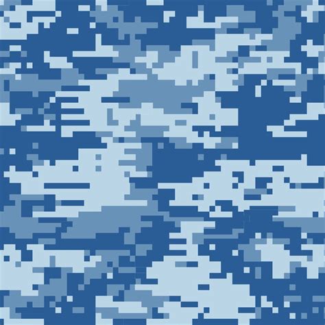 Blue Naval Digital Camouflage Camouflage Pattern Design Camouflage