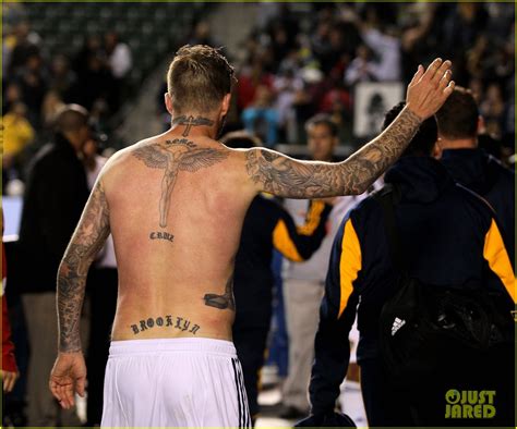 David Beckham Shirtless After La Galaxy Victory Photo 2649443