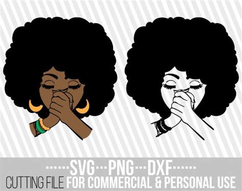 African American Svg Black Woman Praying With Afro Hair Svg God Svg