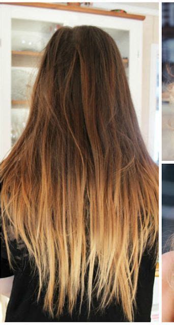 Having brown hair with highlights gives your hair more dimension and pop. Brown Hair with Blonde Tips | Blonde tips, Ombre hair ...