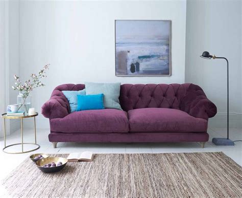 Purple Sofa For A Bright And Lively Living Room Goodworksfurniture