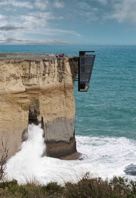 Jump Off A Cliff And Land In Bed In This Edgy Australian Home Archdaily