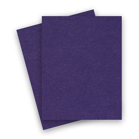 Dark Purple 8 12 X 11 Basis Paper 100 Per Package 216 Gsm 80lb Cover