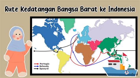 Peta Rute Perjalanan Bangsa Barat Ke Indonesia Seputar Jalan Riset