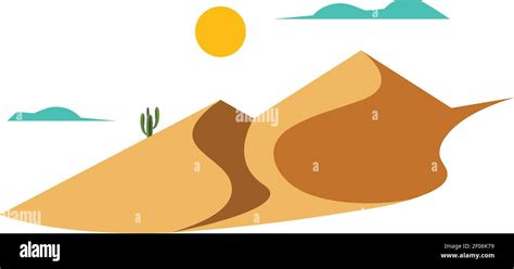 Landscape Desert Vector Illustration Design Stock Vector Image And Art