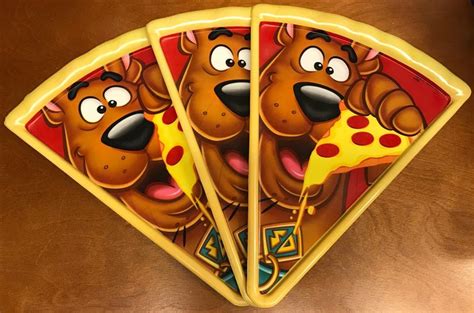 Scooby Doo Pizza Plates Kitchen Dinnerware