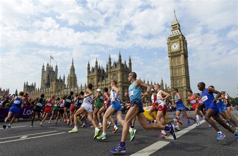 London Marathon The Start Time Date Route Map Runners List And How To Watch Tv Coverage