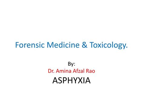 Ppt Forensic Medicine And Toxicology Powerpoint Presentation Id2194181