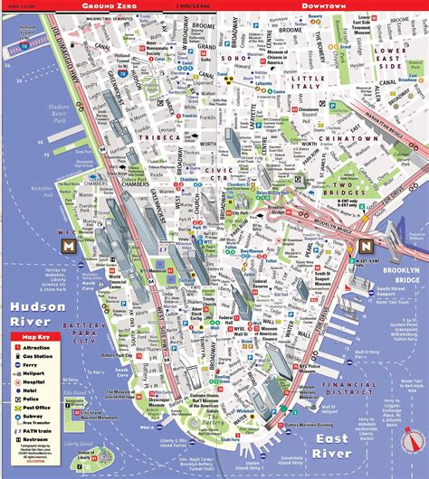 Karte Von Manhattan Offline Karte Und Detaillierte Karte Der Stadt Manhattan