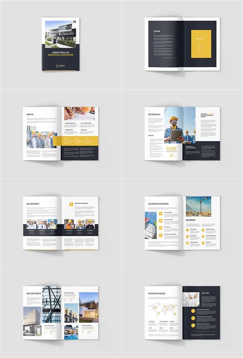 Construction Company Profile Brochure Design Company Profile Template