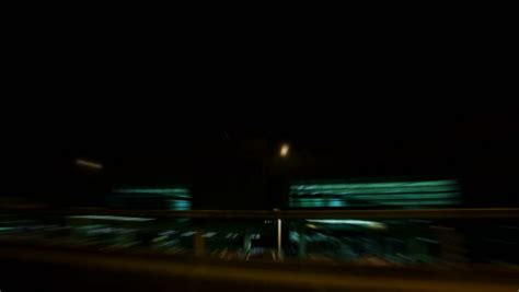 Timelapse Pov Of Car Driving At Night On A Highway Full Hd Stock