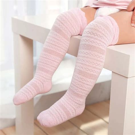 Newborn Toddler Knee High Socks Baby Girls Bow Sock Leg Warmer 6 Solid