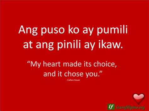 Pag nagmahal ng taong ayaw sayo,gago ka. Filipino Love Quotes - Learn Filipino
