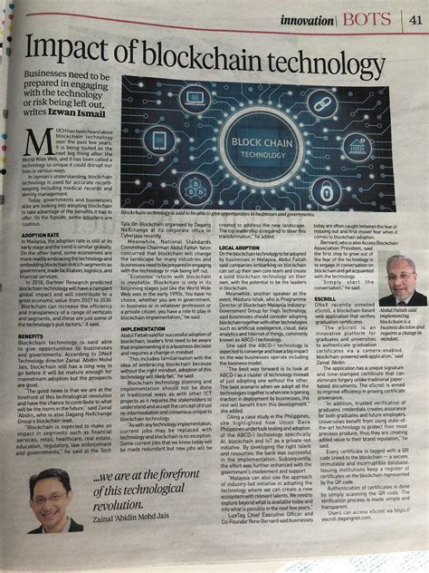 Malaysian Newspaper Features Luxtag And Escroll In The Article About