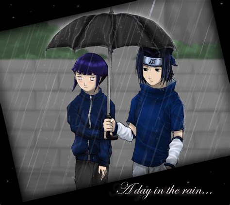 Sasuke And Hinata In The Rain By Nazgullow On DeviantArt