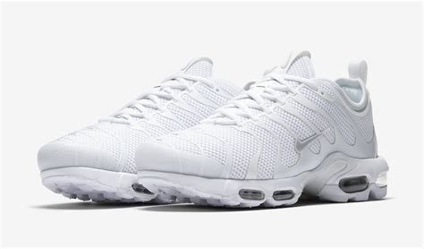 The nike air max 1 yours in summit white/white/sail/medium khaki is set to release via a raffle on sites such as asphalt gold , costing €149 eur a pair (approx. The Nike Air Max Plus TN Ultra Gets The Triple White ...