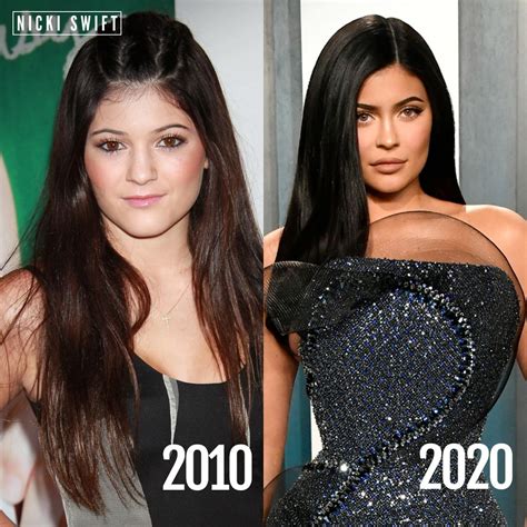 Kylie Jenner 2010 And 2020 Kylie Jenner Transformation Kylie Jenner