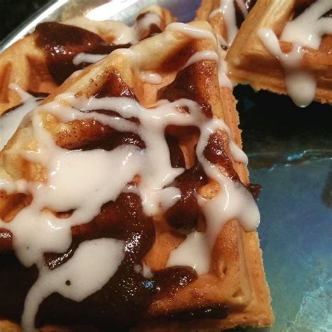Cinnamon Roll Waffles Recipe Allrecipes