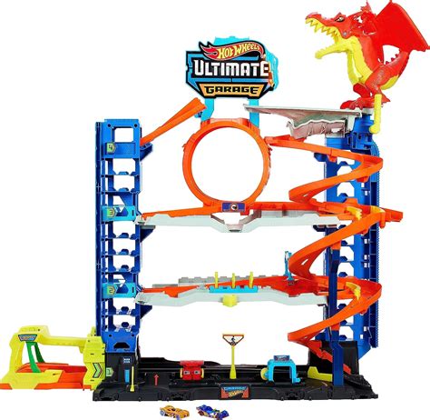 Hot Wheels Ultimate Garage City Playset With Multi Level Racetrack