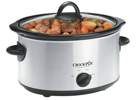 In regards to the setting for the crock pot. Crock-Pot Manual Slow Cooker, Stainless Steel | Walmart Canada