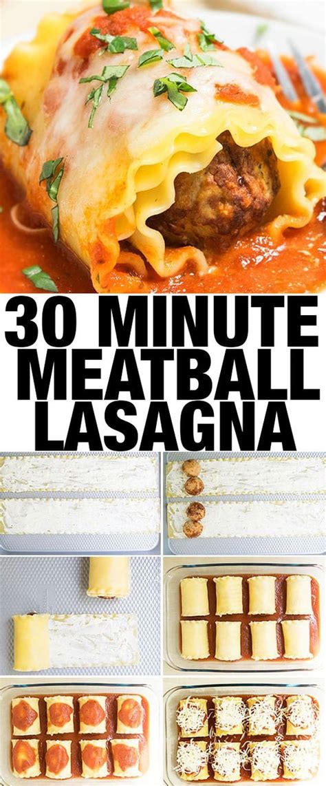 Quick And Easy Meatball Lasagna Recipe Made With Fresh Meatballs