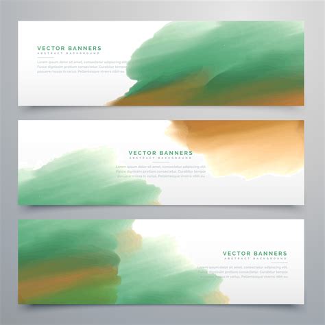 What you will have is a extra engaged audience, and the go with the flow of information is smooth and fast. abstract web banner watercolor header design templates ...