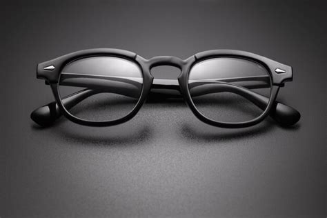 Premium Photo Black Plastic Eye Glasses