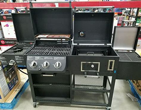 New Pro Series Smoke Hollow 4 In1 Combo Gascharcoal 3burner Grill