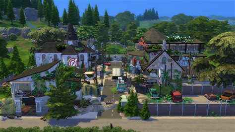 Full Apocalypse Town 64x64 By Bradybrad7 At Mod The Sims 4 Sims 4 Updates