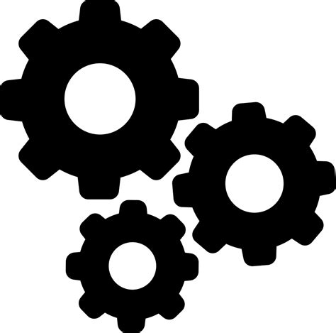 Settings Gears Svg Png Icon Free Download 67878 Onlinewebfontscom