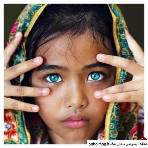 عکس بچه چشم رنگی ️ بهترین تصاویر