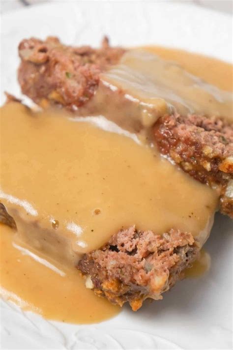 I have a meatloaf recipe passed down from my mom and the one i've used for years but it doesn't even come close to this delicious recipe. Meatloaf with Gravy is an easy 2 pound ground beef ...