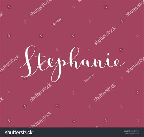 83 Stephanie Name Images Stock Photos And Vectors Shutterstock