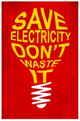Save Electricity Creative Posters Images