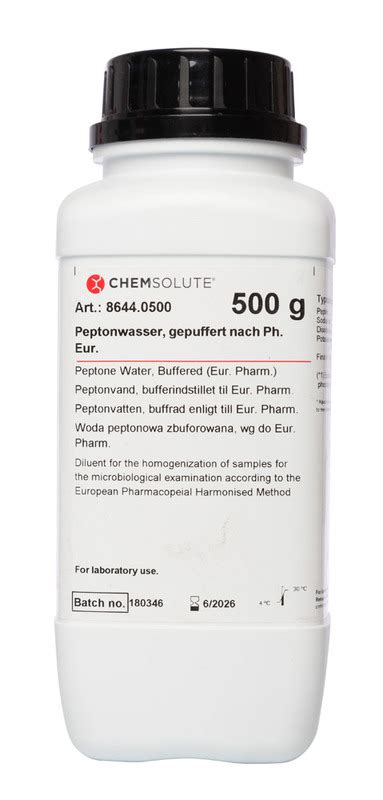Buffered Peptone Water Eur Pharm Sodium Chloride Peptone Broth