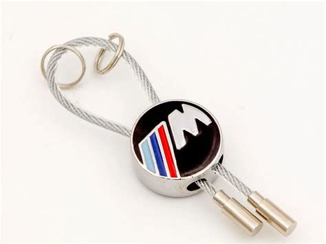 High Quality Wire Leather Metal Car Key Chain Rings For BMW Keychain