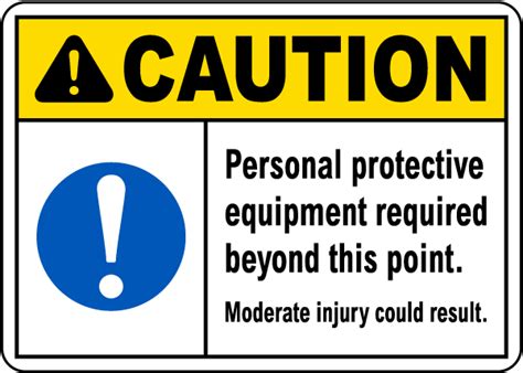 Personal Protective Equipment Required Sign Shop Now W Fast Shipping