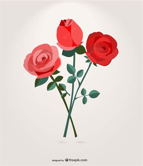 Premium Vector Roses Bouquet Graphic