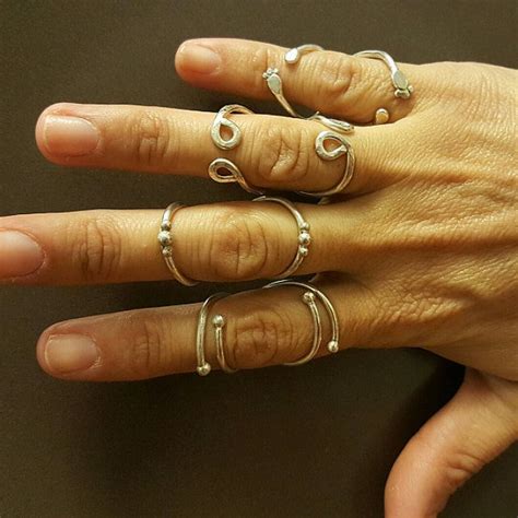 updates from jewelsplint on etsy trigger finger double ring bangles bracelets minimalist