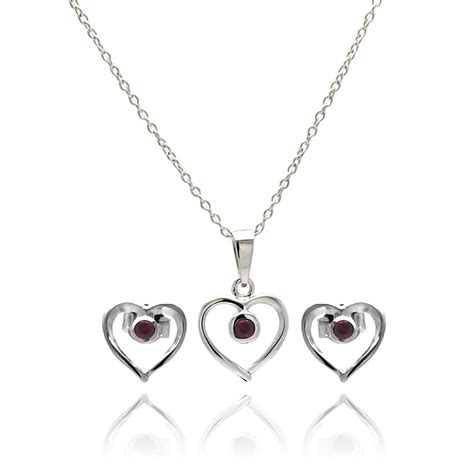 Our sterling silver products are made of industry standard 92.5% pure silver and 7.5% other metals, mostly copper. Sterling Silver Open Red Heart Stud Earring and Necklace ...