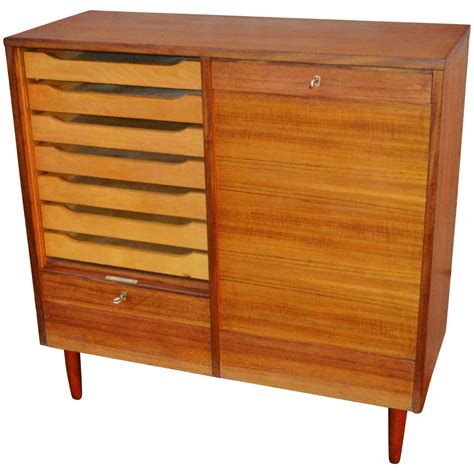 There are 1050 file storage cabinet for sale on etsy, and. Teak Tambour Door Flat File Storage Cabinet at 1stdibs