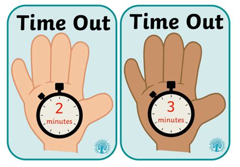 Time Out Cards Teaching Resources