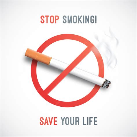 Premium Vector Stop Smoking Awareness Banner