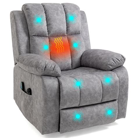 Blisswood Recliner Armchair Lift Up Heated Point Massage Sofa Armchair