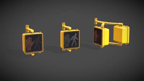 traffic lights buy royalty free 3d model by outlier spa outlier spa [9229a80] sketchfab store